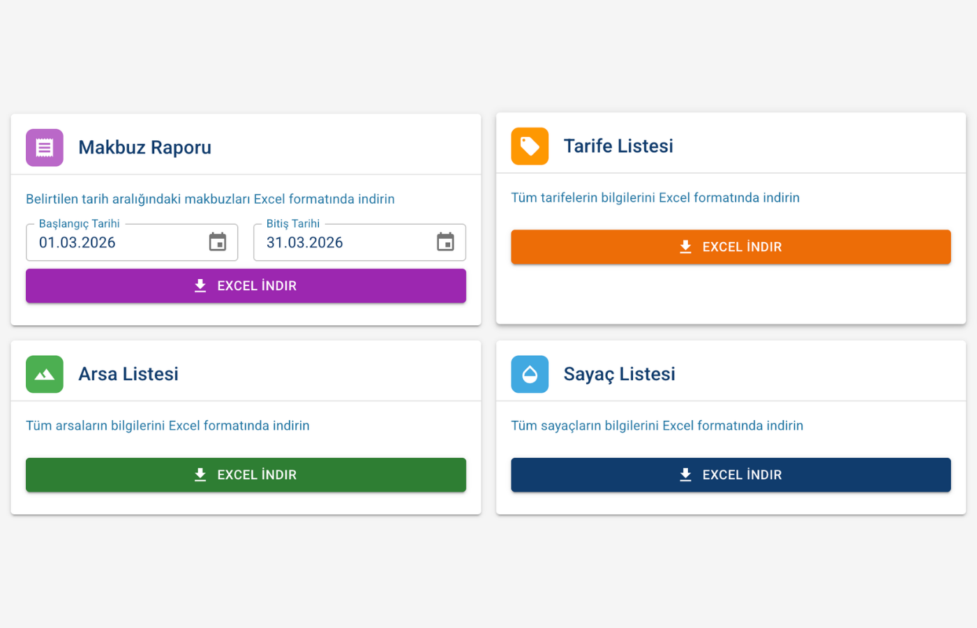Detaylı Raporlama ekran görüntüsü
